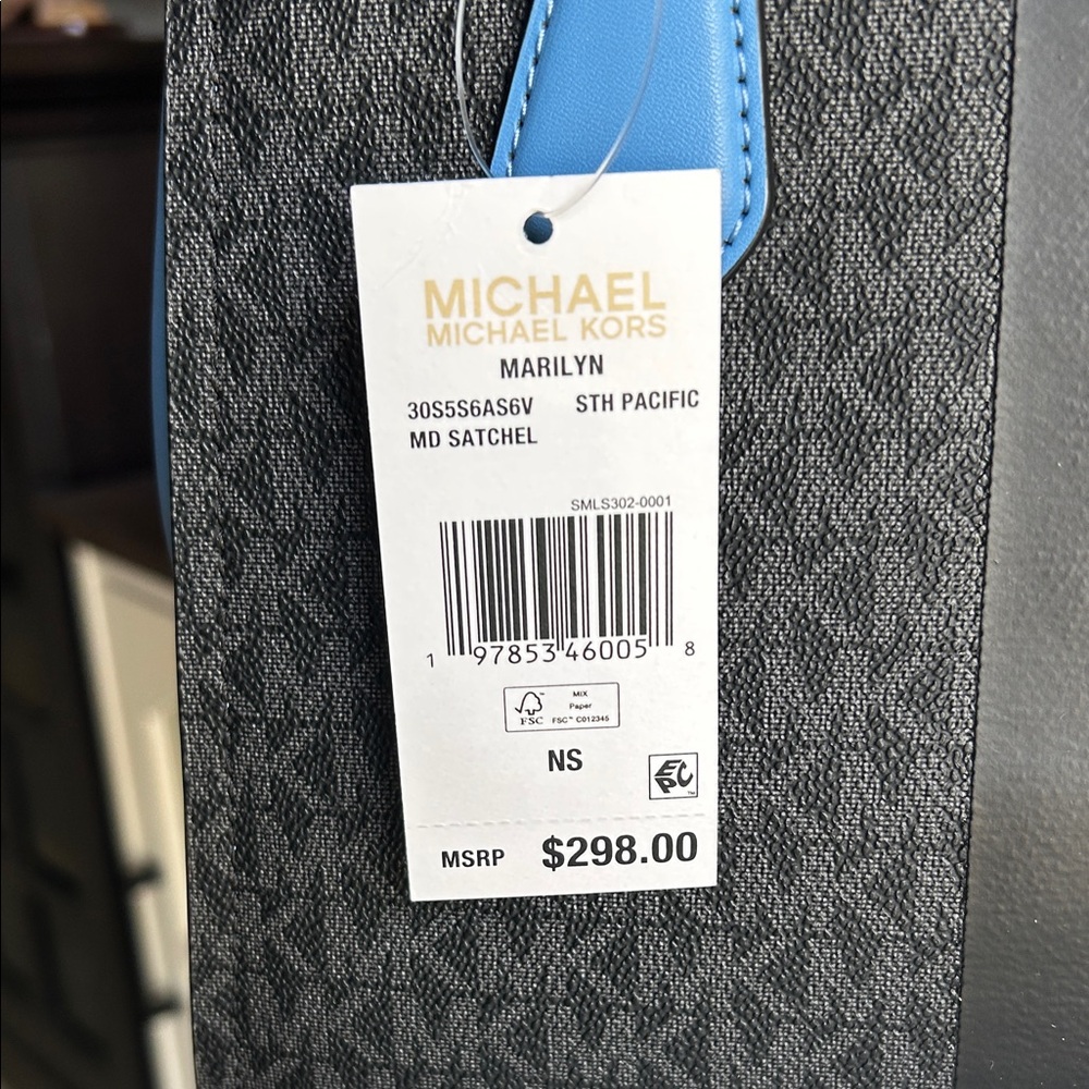 Michael KORS MARILYN medium leather satchel - Picture 9 of 12